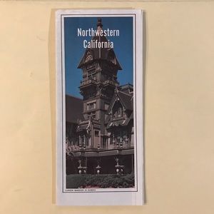VINTAGE 1992 AAA Northwestern California Map